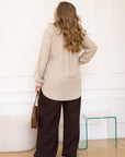 Раирана риза от ленена смес - Twiggy Shop