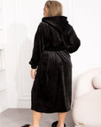 Топъл халат с качулка - Twiggy Shop