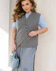 Къс раиран елек - Twiggy Shop