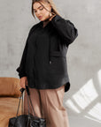 Hooded jacket with pockets - Twiggy Shop