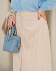 Раирана пола в миди дължина - Twiggy Shop