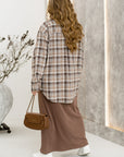 Овърсайз карирана риза - Twiggy Shop