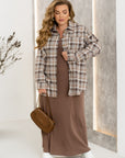 Овърсайз карирана риза - Twiggy Shop