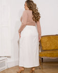 Раирана пола в миди дължина - Twiggy Shop