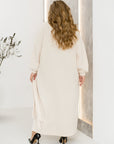 Long fluffy cardigan with belt - Twiggy Shop