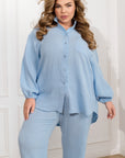 Cotton muslin pajama set - Twiggy Shop