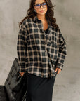 Oversized checkered shirt - Twiggy Shop