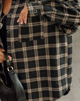 Oversized checkered shirt - Twiggy Shop