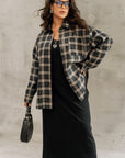 Oversized checkered shirt - Twiggy Shop
