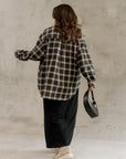 Oversized checkered shirt - Twiggy Shop