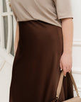 Satin midi skirt - Twiggy Shop