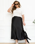 Satin midi skirt - Twiggy Shop