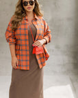 Oversized checkered shirt - Twiggy Shop
