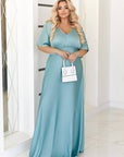 Дълга копринена рокля - Twiggy Shop