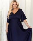 Дълга копринена рокля - Twiggy Shop
