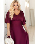 Дълга копринена рокля - Twiggy Shop