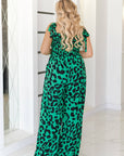 Printed long jumpsuit - Twiggy Shop