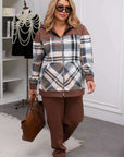 Ватиран комплект с карирано горнище - Twiggy Shop