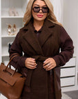 Елек от каракул с колан - Twiggy Shop