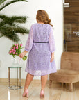 Рокля в свободна кройка от шифон - Twiggy Shop