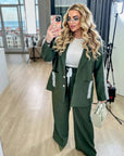 Комплект в две части с джобове