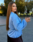 Сатенено кимоно с колан