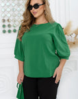 Блуза с буфан ръкав - Twiggy Shop