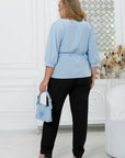 Blouse with puff sleeves - Twiggy Shop