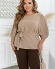 Blouse with puff sleeves - Twiggy Shop