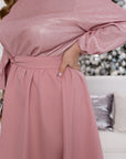 Комбинирана рокля с лурекс - Twiggy Shop