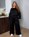 Комплект от трико в свободна кройка - Twiggy Shop