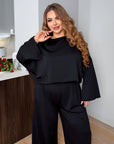 Комплект от трико в свободна кройка - Twiggy Shop