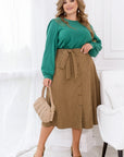 Flared corduroy skirt - Twiggy Shop