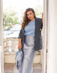 Тениска от рипсена материя - Twiggy Shop
