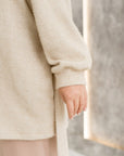 Short fluffy cardigan with belt - Twiggy Shop