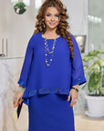 Елегантна рокля с шифон - Twiggy Shop