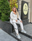 Ватиран комплект от трикотаж - Twiggy Shop