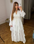 Дълга рокля с волани - Twiggy Shop