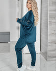 Комплект от кадифе с камъни - Twiggy Shop