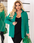 Комплект от рипсено трико с риза - Twiggy Shop