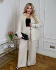 Раиран комплект от ленена смес - Twiggy Shop