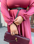 Дълга рокля от ефирна материя - Twiggy Shop