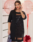 Къса рокля с пайети - Twiggy Shop