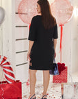 Къса рокля с пайети - Twiggy Shop