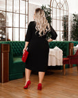 Midi dress with sequins - Twiggy Shop