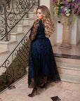 Вечерна рокля с бродерия - Twiggy Shop