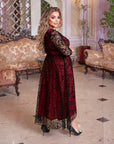 Асиметрична рокля с бродерия - Twiggy Shop