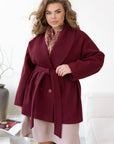 Short coat with belt - Twiggy Shop
