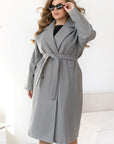 Long belted coat - Twiggy Shop