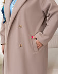 Long belted coat - Twiggy Shop